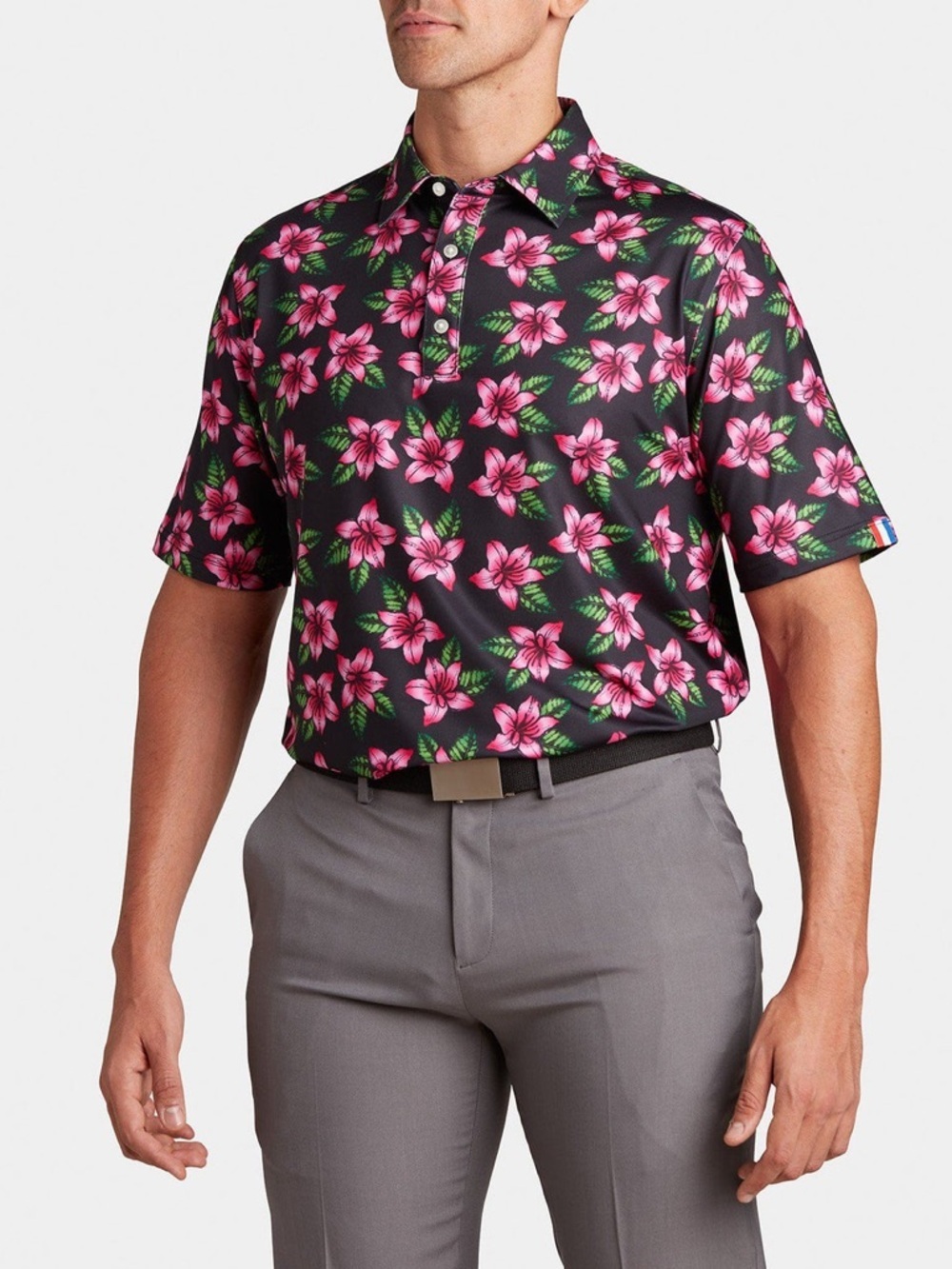 U Suck At Golf April Bouquet Polo L